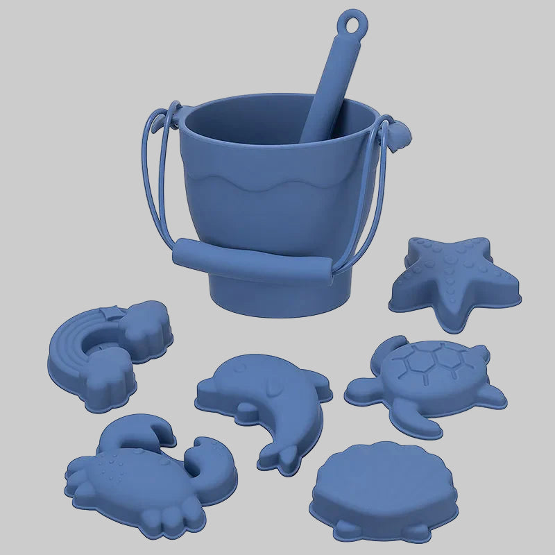 soft silicone beach toy set