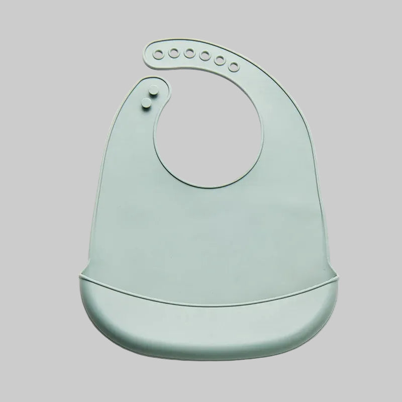 Baby Silicone Bib for Babies with Pocket multivariant