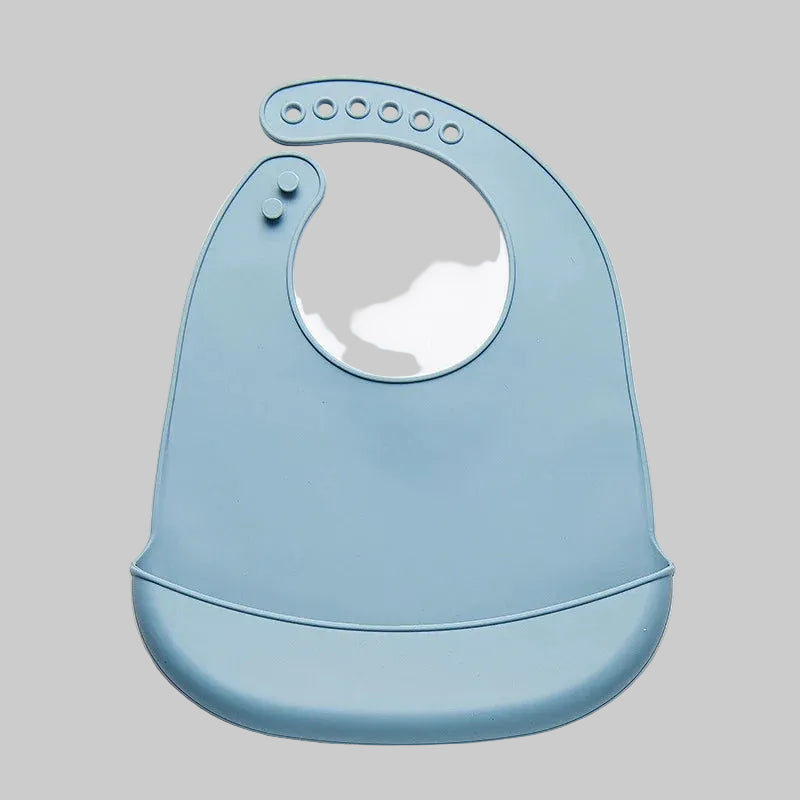 Baby Silicone Bib for Babies with Pocket multivariant